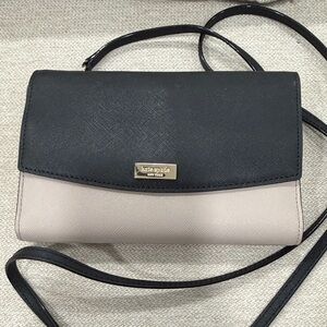 Kate Spade Black and Cream Crossbody Bag